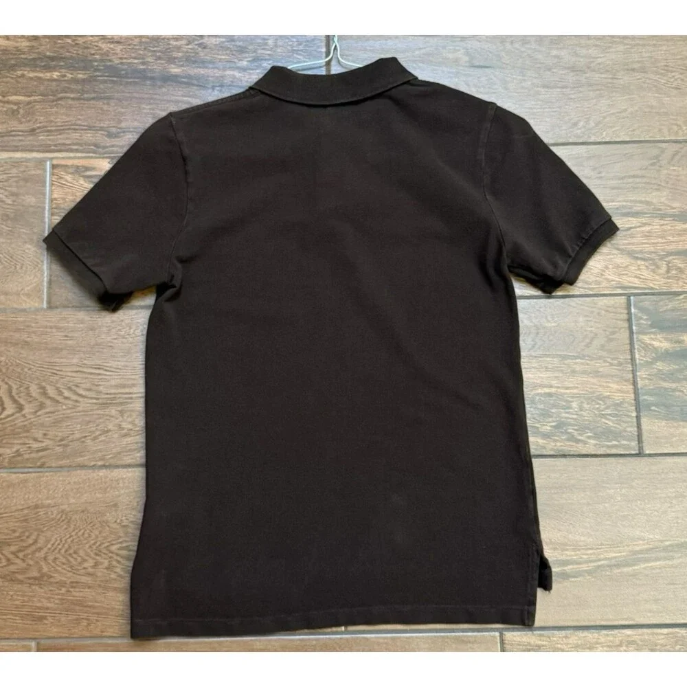 Polo Ralph Lauren Boy's 14/16 Shirt Short Sleeve Brown 100% Cotton Golf Tennis